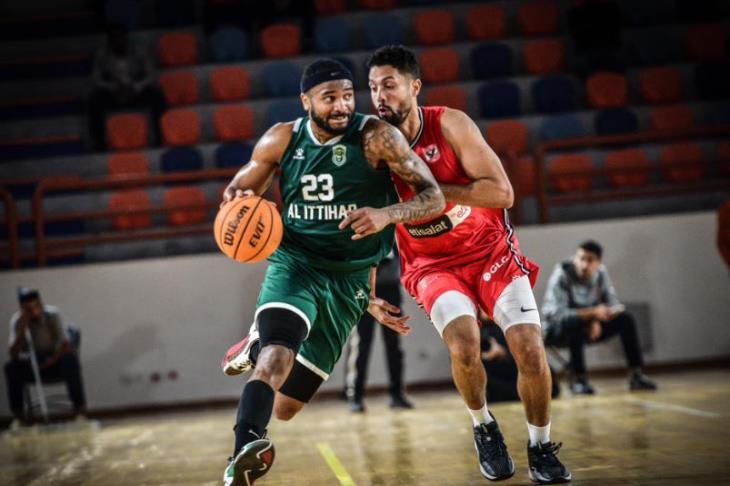 مباراة الأهلي والاتحاد السكندري في كرة السلة